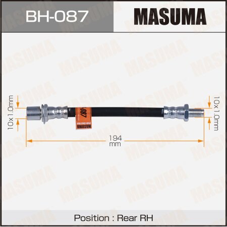 Brake hose Masuma, BH-087