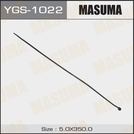 Clamp (plastic) Masuma, black 5х350 (set of 100pcs), YGS-1022