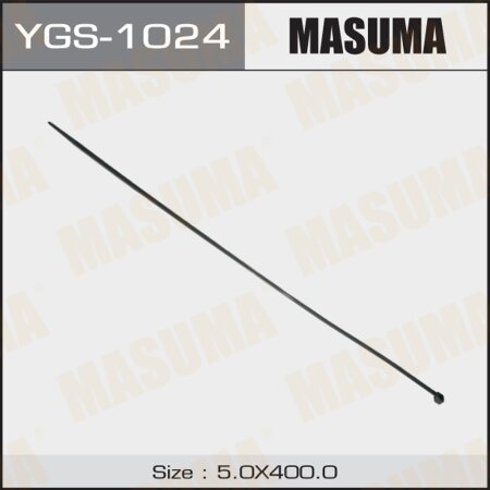 Clamp (plastic) Masuma, black 5х400 (set of 100pcs), YGS-1024
