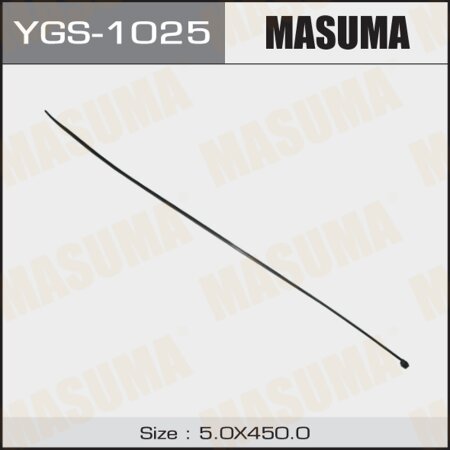 Clamp (plastic) Masuma, black 5х450 (set of 100pcs), YGS-1025