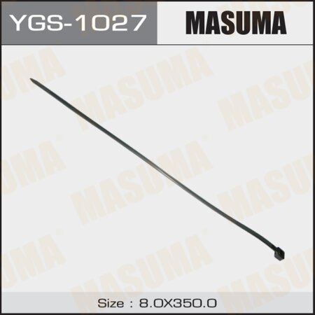 Clamp (plastic) Masuma, black 8х350 (set of 100pcs), YGS-1027