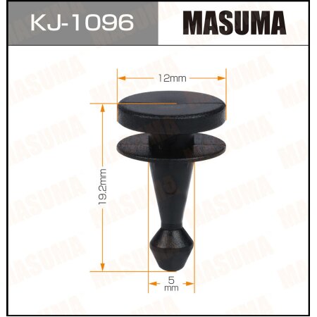 Retainer clip Masuma plastic, KJ-1096