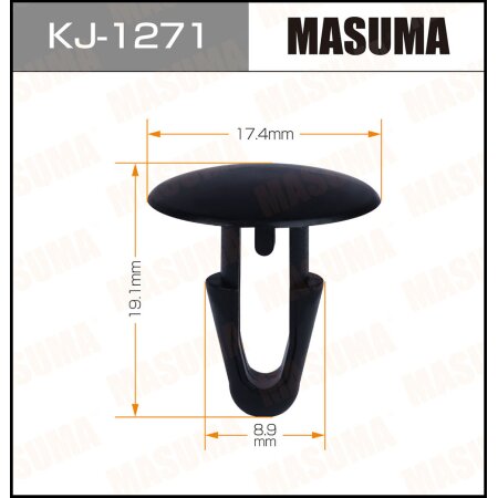 Retainer clip Masuma plastic, KJ-1271