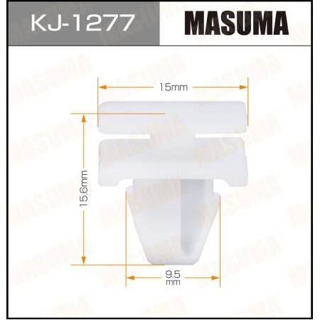 Retainer clip Masuma plastic, KJ-1277