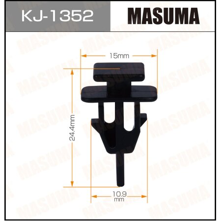 Retainer clip Masuma plastic, KJ-1352