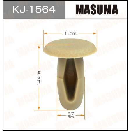 Retainer clip Masuma plastic, KJ-1564