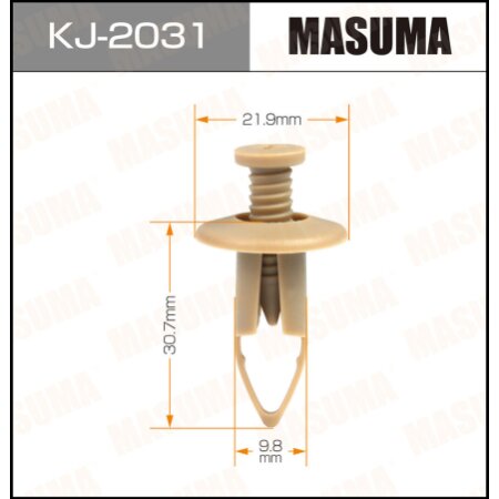 Retainer clip Masuma plastic, KJ-2031