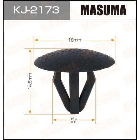 Retainer clip Masuma plastic, KJ-2173