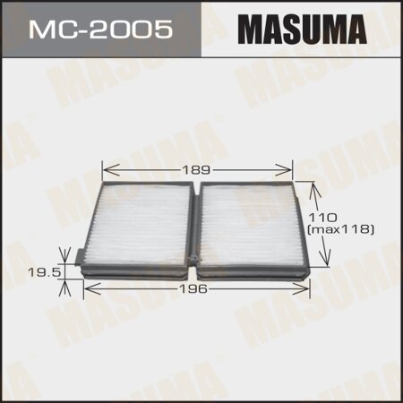 Cabin air filter Masuma, MC-2005