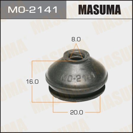 Ball joint dust boot Masuma 8х20х16 (set of 20pcs), MO-2141