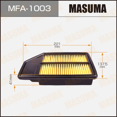Air filter Masuma, MFA-1003