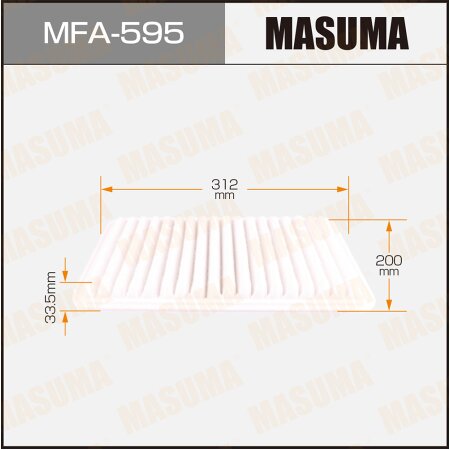 Air filter Masuma, MFA-595