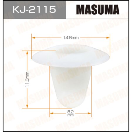 Retainer clip Masuma plastic, KJ-2115