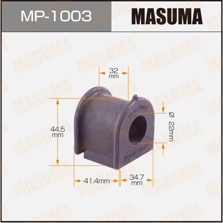 Stabilizer bar bushing Masuma, MP-1003