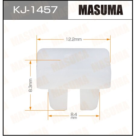 Retainer clip Masuma plastic, KJ-1457