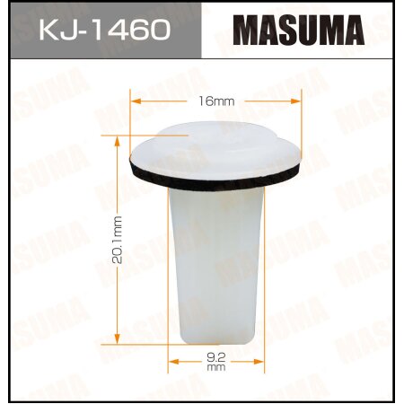 Retainer clip Masuma plastic, KJ-1460