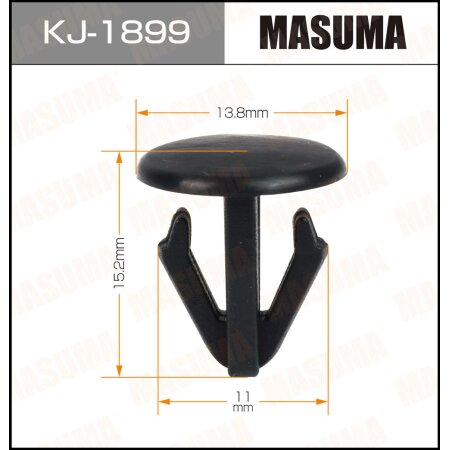 Retainer clip Masuma plastic, KJ-1899