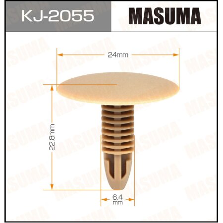 Retainer clip Masuma plastic, KJ-2055