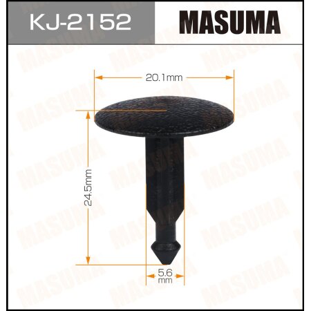 Retainer clip Masuma plastic, KJ-2152