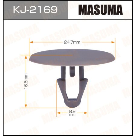 Retainer clip Masuma plastic, KJ-2169