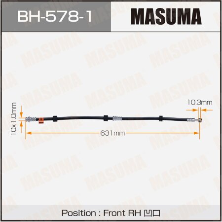 Brake hose Masuma, BH-578-1