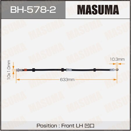 Brake hose Masuma, BH-578-2