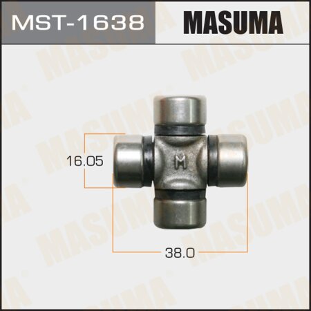 Steering shaft U-joint Masuma 16.05x38, MST-1638