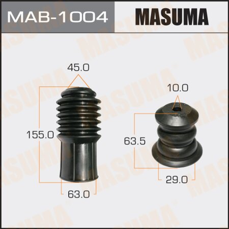 Shock absorber boot Masuma universal, bump stop D=10, H=63.5, MAB-1004