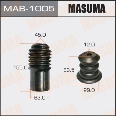 Shock absorber boot Masuma universal, bump stop D=12, H=63.5, MAB-1005