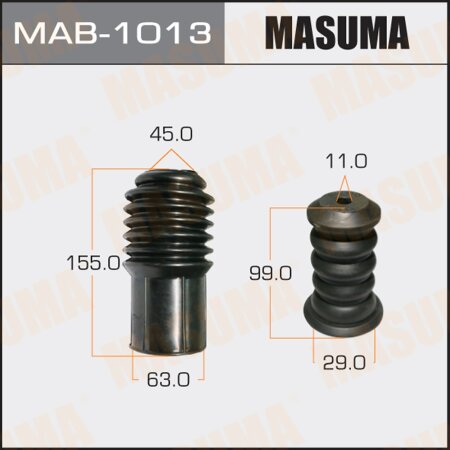 Shock absorber boot Masuma universal, bump stop D=11. H=99, MAB-1013
