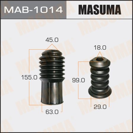Shock absorber boot Masuma universal, bump stop D=18, H=99, MAB-1014