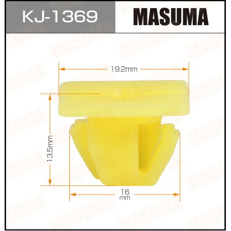 Retainer clip Masuma plastic, KJ-1369