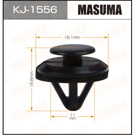 Retainer clip Masuma plastic, KJ-1556