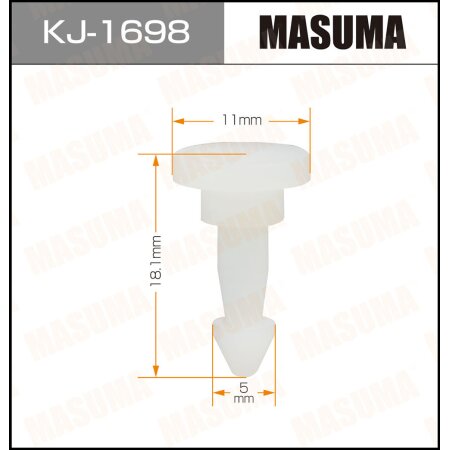 Retainer clip Masuma plastic, KJ-1698