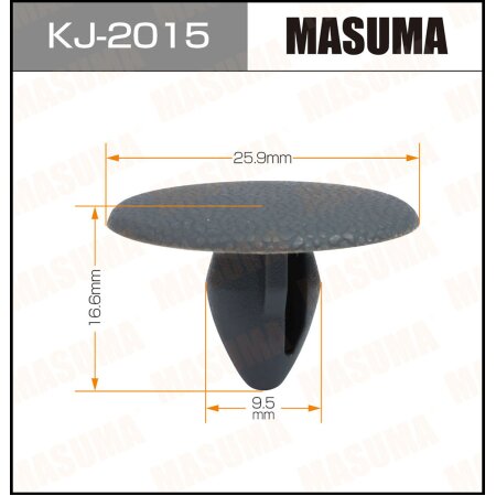 Retainer clip Masuma plastic, KJ-2015