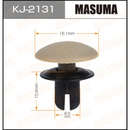 Retainer clip Masuma plastic, KJ-2131