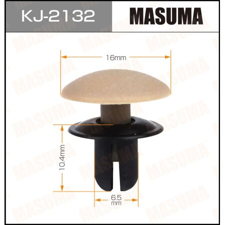 Retainer clip Masuma plastic, KJ-2132