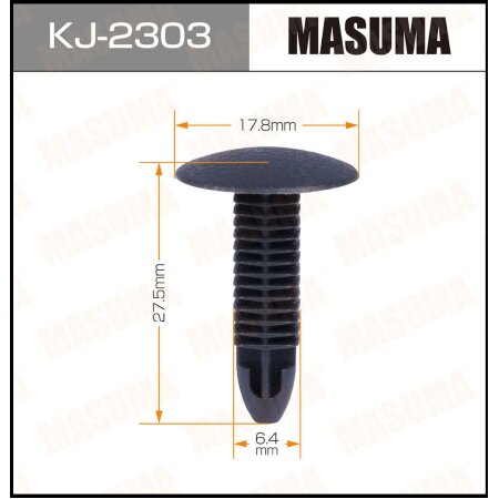 Retainer clip Masuma plastic, KJ-2303
