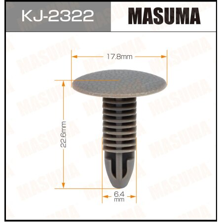 Retainer clip Masuma plastic, KJ-2322