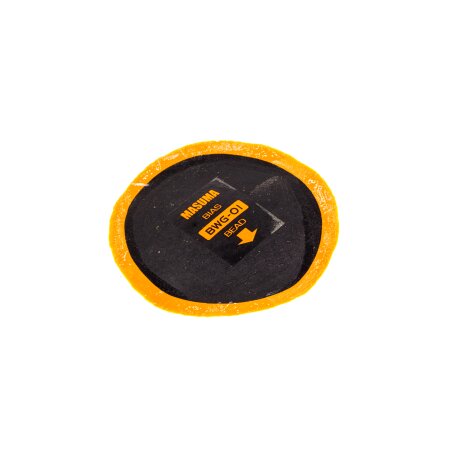 Bias patch Masuma for cold & hot tyre repair, D74mm, 4 cord layers, BWG-01