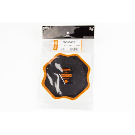 Bias patch Masuma for cold & hot tyre repair, D130mm, 8 cord layers, BWG-03