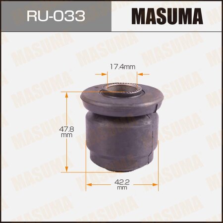 Silent block suspension bush Masuma, RU-033
