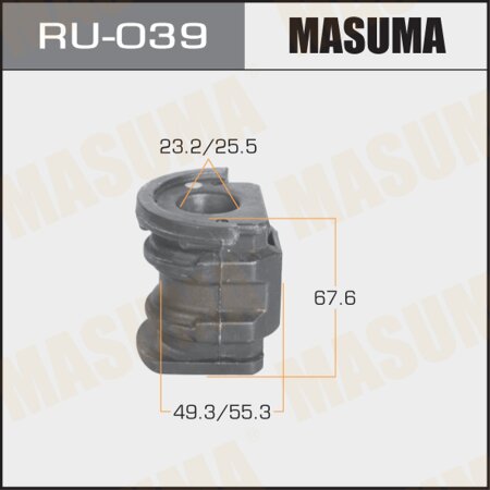 Silent block suspension bush Masuma, RU-039