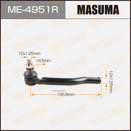 Tie rod end Masuma, ME-4951R