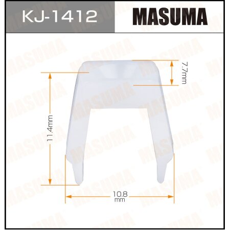 Retainer clip Masuma plastic, KJ-1412