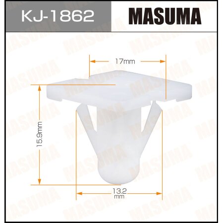 Retainer clip Masuma plastic, KJ-1862