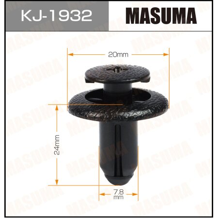 Retainer clip Masuma plastic, KJ-1932