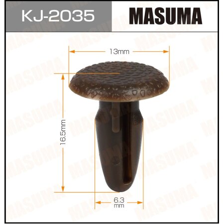 Retainer clip Masuma plastic, KJ-2035