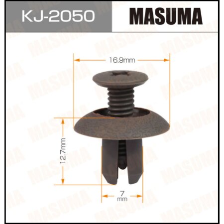 Retainer clip Masuma plastic, KJ-2050