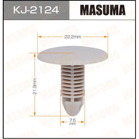 Retainer clip Masuma plastic, KJ-2124